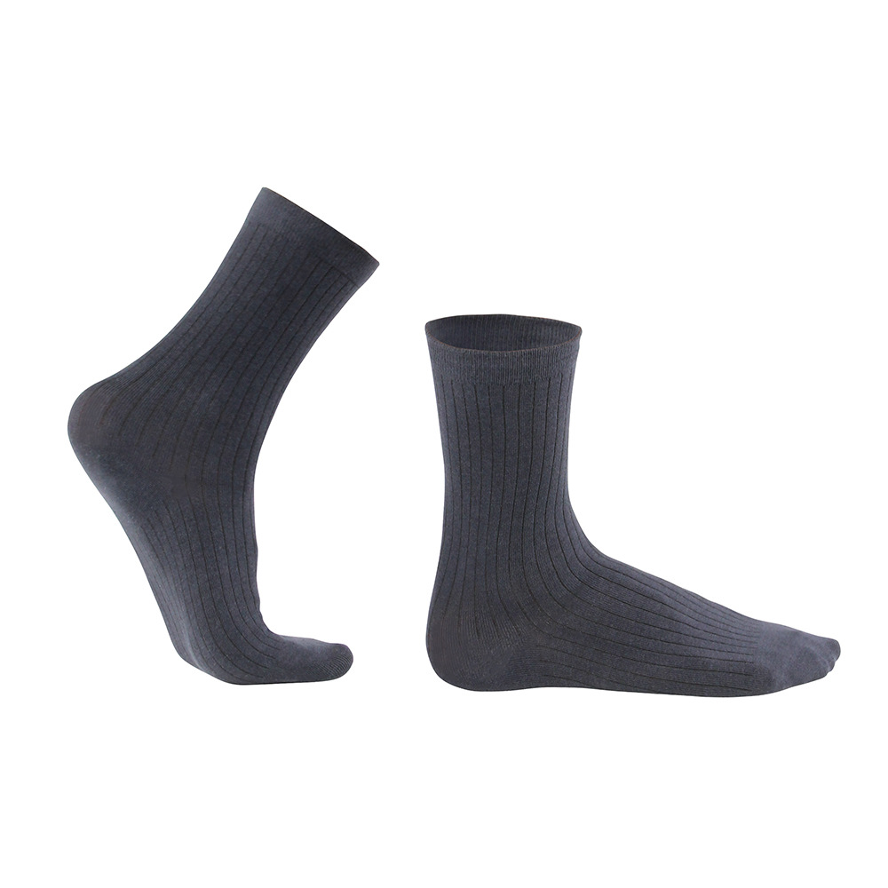 Plain Cotton Socks Men Women Crew Socks Breathable Absorbent Socks 